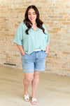 Hazel Blues® |  Things Are Looking Up V-Neck Top
