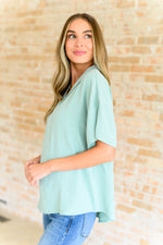 Hazel Blues® |  Things Are Looking Up V-Neck Top
