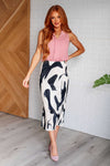Hazel Blues® |  Thoroughly Modern Plisse Midi Skirt