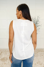 Hazel Blues® |  Thread Theory Round Neck Tank in Ivory
