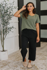 Hazel Blues® |  Thyme Culottes in Black