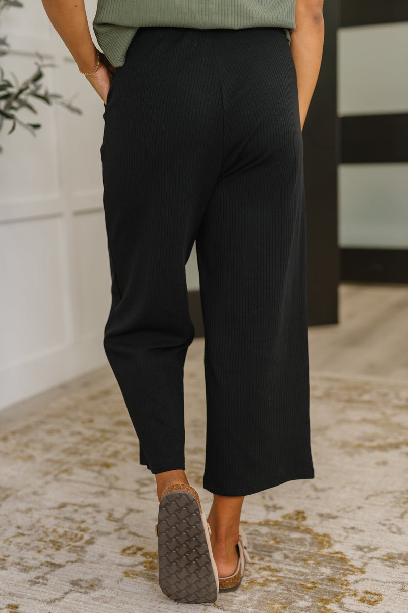 Hazel Blues® |  Thyme Culottes in Black
