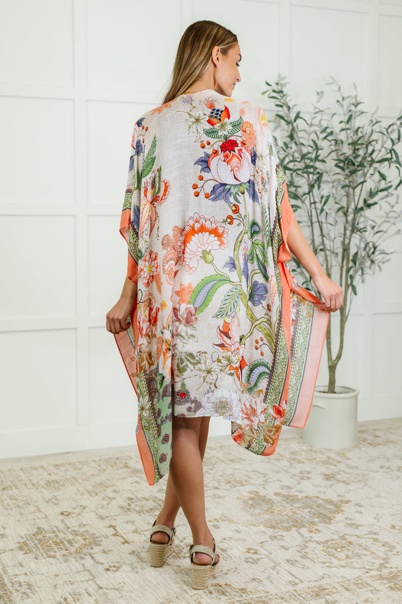 Hazel Blues® |  Tide to Me Open Front Kimono
