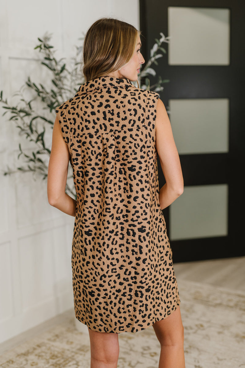 Hazel Blues® |  Totally Speechless Leopard Print Dress