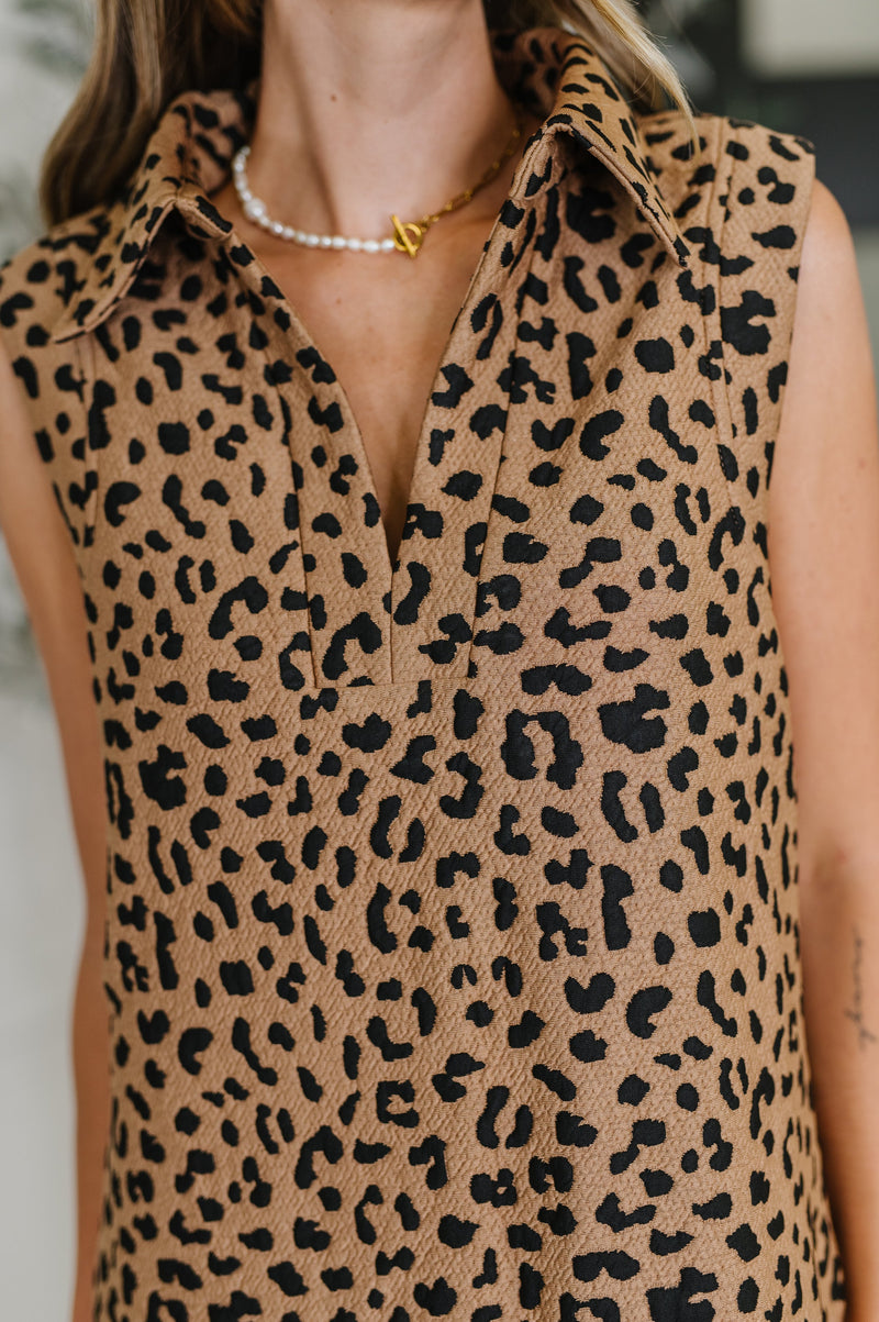 Hazel Blues® |  Totally Speechless Leopard Print Dress
