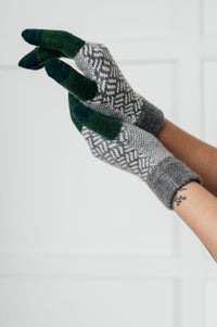 Hazel Blues® |  Touch and Go Patterned Glove Trio