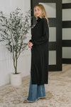 Hazel Blues® |  Travel City Scape Turtle Neck Tunic in Black