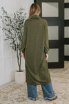 Hazel Blues® |  Travel City Scape Turtle Neck Tunic in Olive