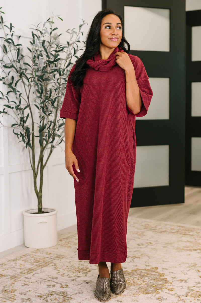 travel knit dresses plus size PLUS SIZE Ember Knit Travel Dress AUTUMN BERRY / 2X