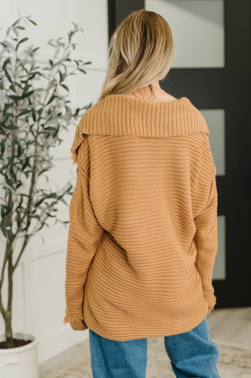 Travel Far & Wide Sweater in Taupe
