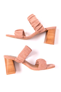 Hazel Blues® |  Tropic Like it's Hot Heels in Blush Suede