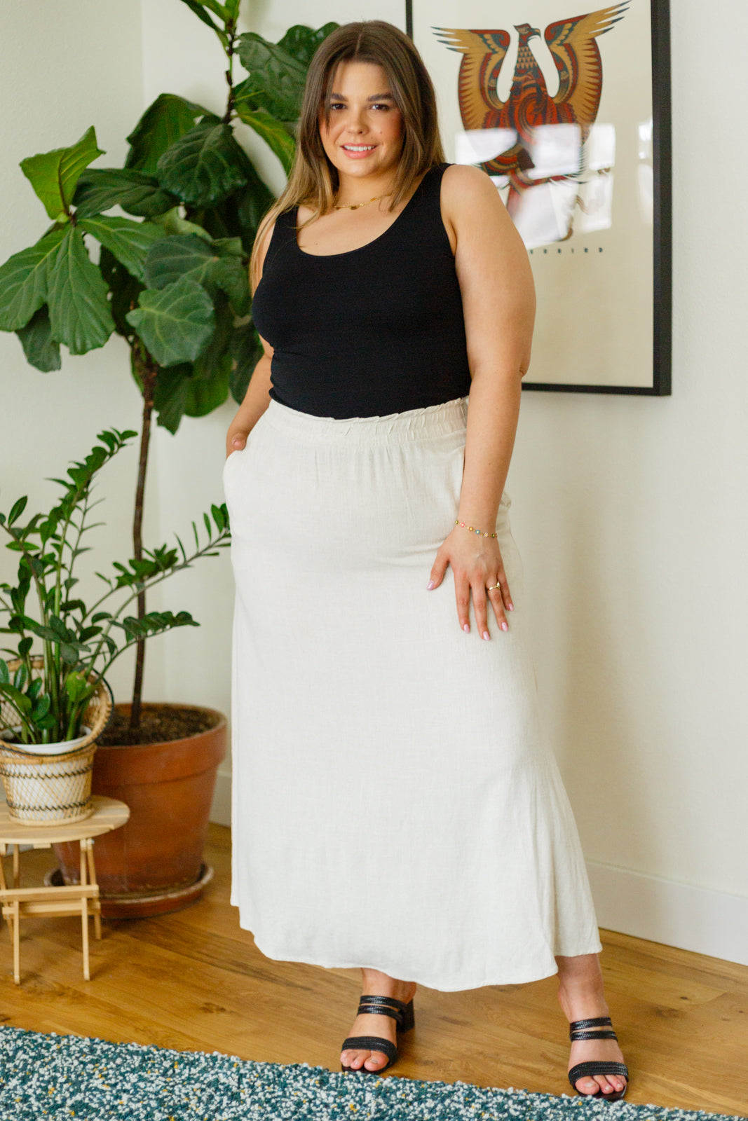 Hazel Blues® |  Two Hearts Meet Maxi Skirt