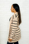 Hazel Blues® |  Under Wraps Striped Cardigan