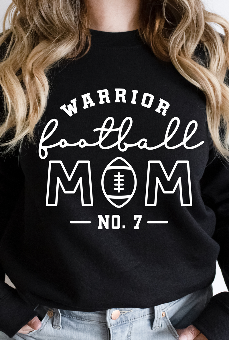 Hazel Blues® | Custom Mascot Football Script Mom Graphic