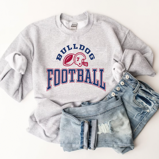 Hazel Blues® | Custom Mascot Football Sweatshirt