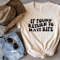 Hazel Blues® | If Found Graphic Tee - Hazel Blues®