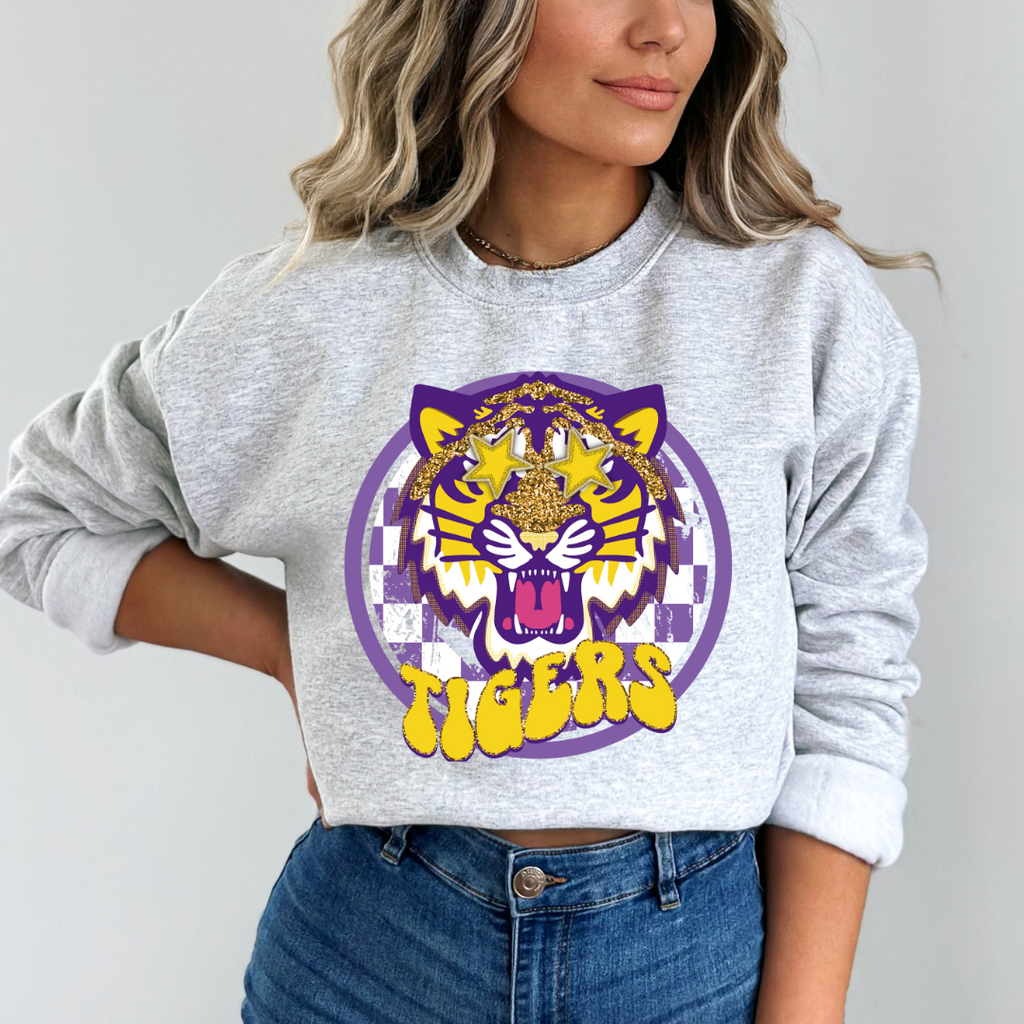 Hazel Blues® |  Boujee Tiger Graphic Sweatshirt