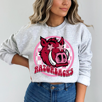 Hazel Blues® |  Boujee Razorbacks Graphic Sweatshirt