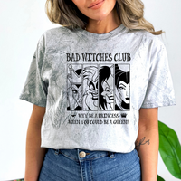 Hazel Blues® |  Bad Witches Graphic - Comfort Colors Tie Dye