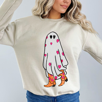 Hazel Blues® |  Boo in Boots Graphic Sweatshirt