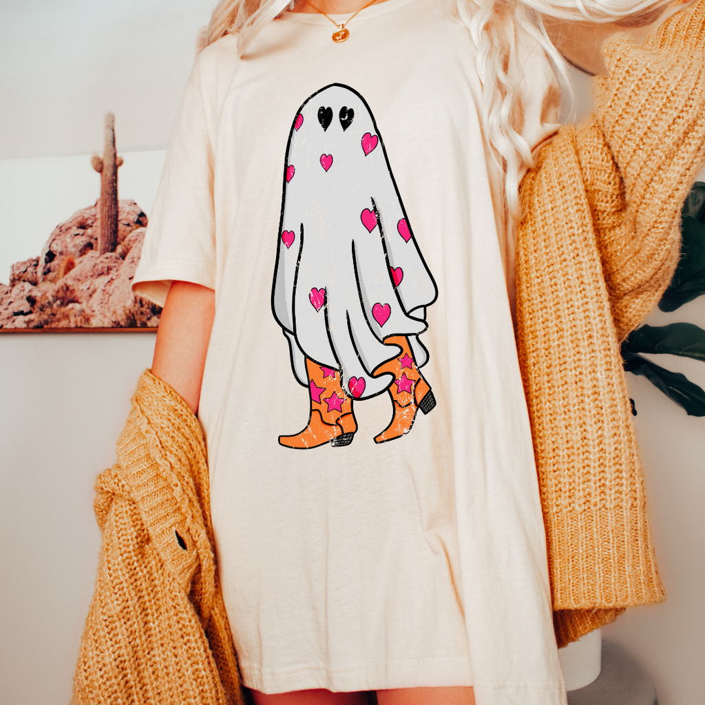Hazel Blues® |  Boo in Boots Graphic Tee