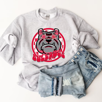 Hazel Blues® |  Boujee Bulldogs Graphic Sweatshirt