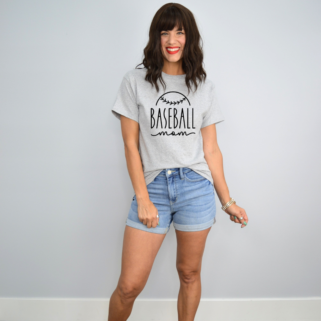 Hazel Blues® |  Baseball Mom: Tee or Sweatshirt