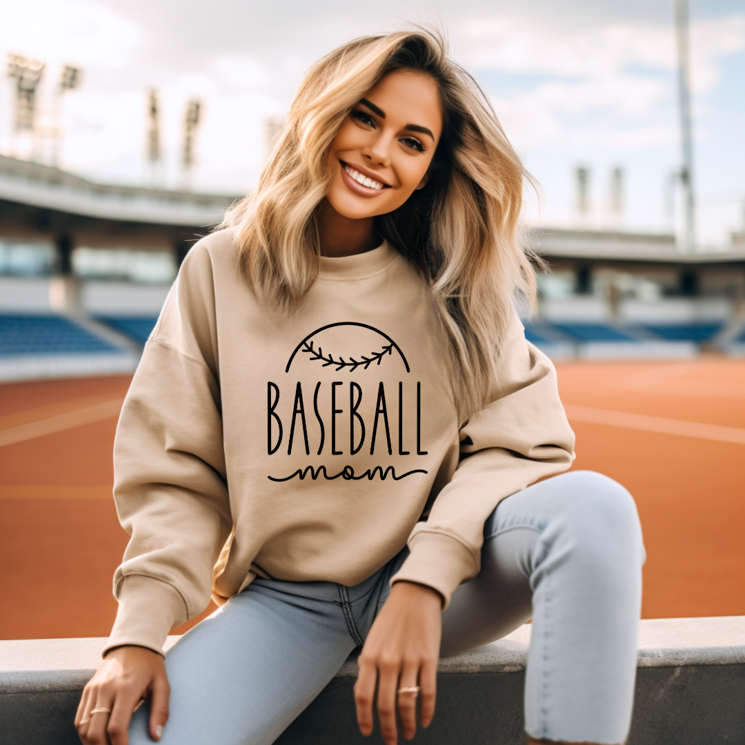 Hazel Blues® |  Baseball Mom: Tee or Sweatshirt