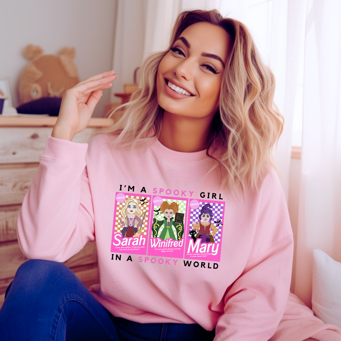 Hazel Blues® |  I'm a Spooky Girl Graphic Sweatshirt: Adult