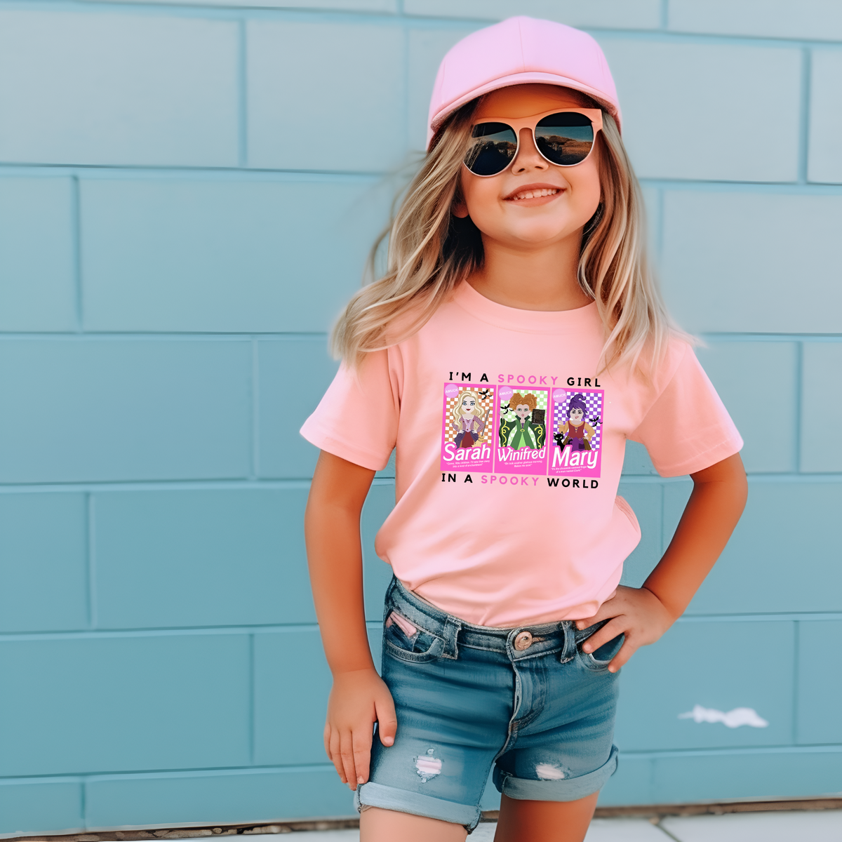 Hazel Blues® |  I'm a Spooky Girl Graphic Tee: Youth