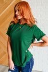 Hazel Blues® |  Uptown Crew T-Shirt in Green