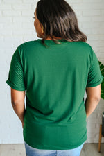 Hazel Blues® |  Uptown Crew T-Shirt in Green