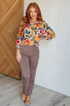 Hazel Blues® |  Magic Straight Pants in Dark Mocha