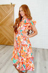 Hazel Blues® |  Vaca Babe Tiered V-Neck Dress
