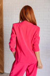 Hazel Blues® |  Vigilante Stuff Blazer in Hot Pink