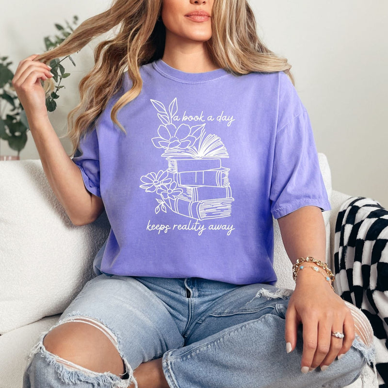 Hazel Blues® |  A Book A Day Graphic Tee