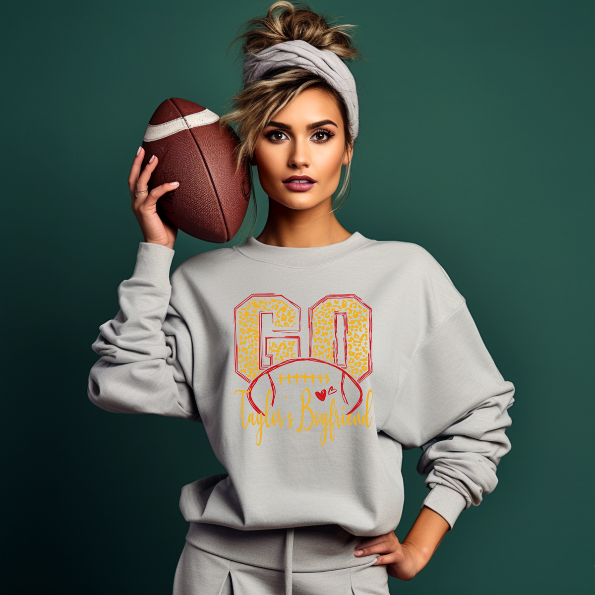 Hazel Blues® |  Go Taylor's Boyfriend Graphic Sweatshirt