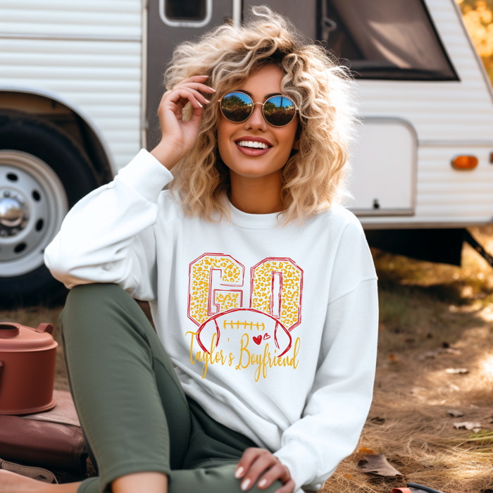 Hazel Blues® |  Go Taylor's Boyfriend Graphic Sweatshirt