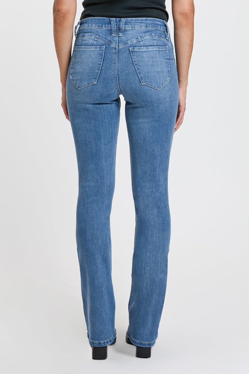 High-Rise Curve-Confidence Bootcut Jeans