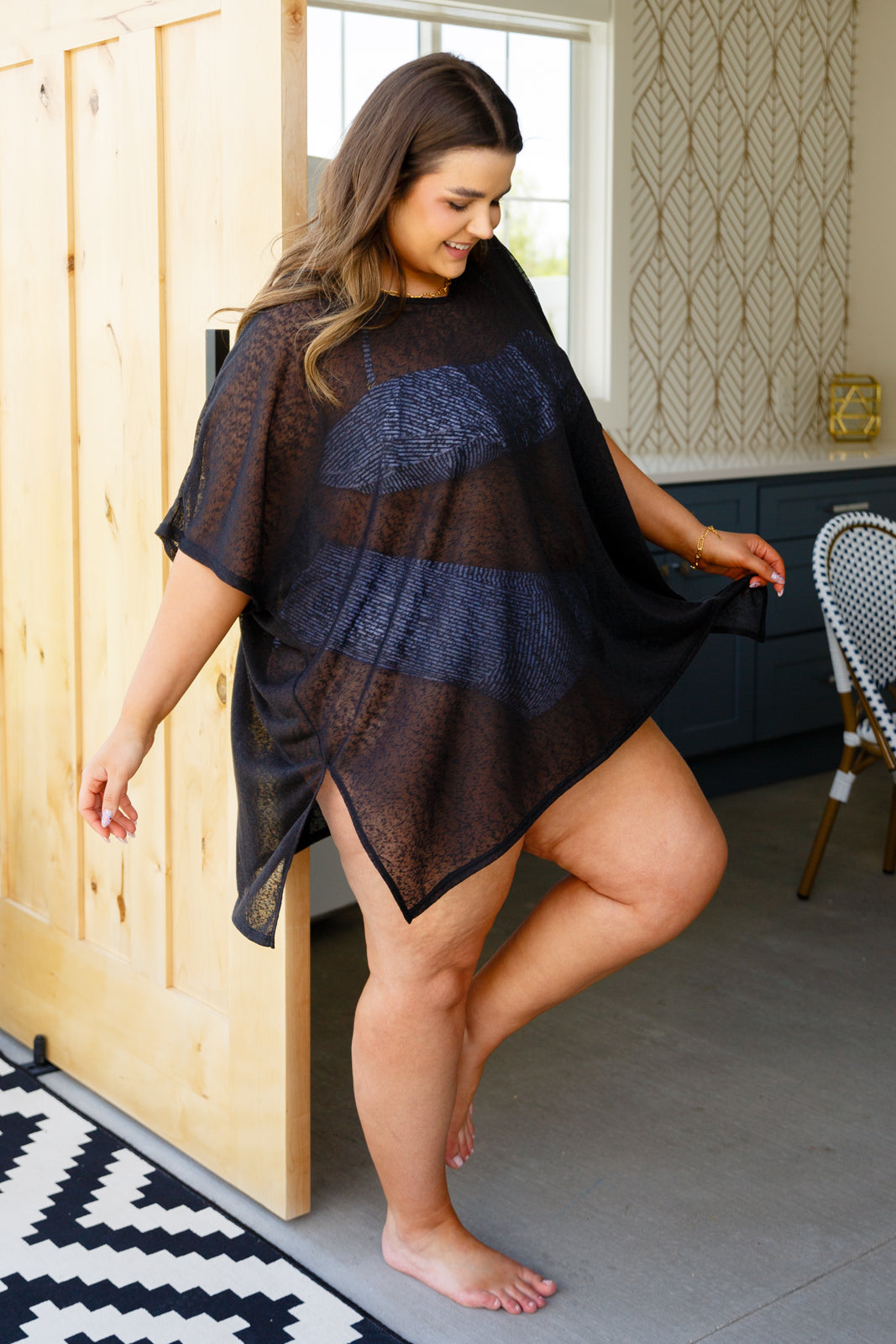 Hazel Blues® |  Warm Days, Cool Nights Top in Black