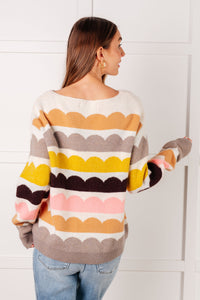 Hazel Blues® |  Wave After Wave Striped Sweater