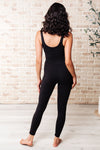 Hazel Blues® |  Way to Push Active Bodysuit in Black