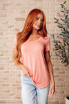 Hazel Blues® |  We Go Together Top In Cantaloupe