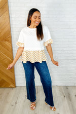 Hazel Blues® |  Welcome Me Home Gingham Print Top