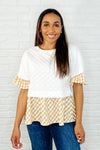 Hazel Blues® |  Welcome Me Home Gingham Print Top
