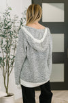 Hazel Blues® |  Who Can Live Without it Textured Split Neck Pullover