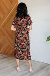 Hazel Blues® |  Wildflower and Barley V-Neck Button Up Dress