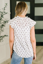 Hazel Blues® |  Willow Breeze Short Sleeve Blouse