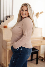 Hazel Blues® |  Winding Down Cable Detail Top