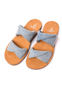 Hazel Blues® |  With a Twist Sandal in Denim